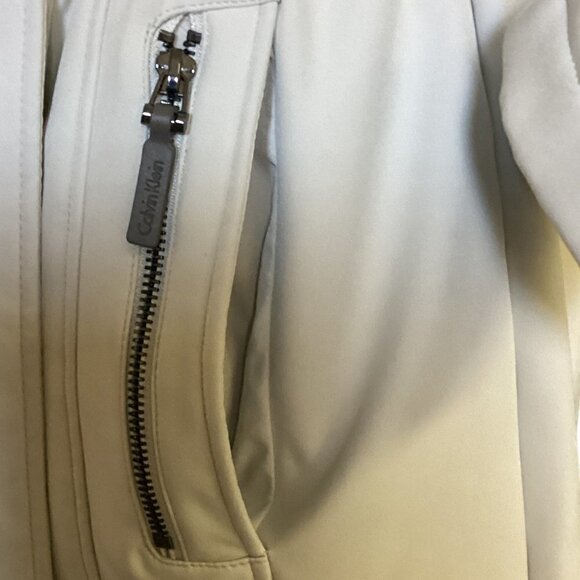 Calvin Klein Hooded Trench Coat XS Water Wind Resistant 75N - Picture 7 of 15